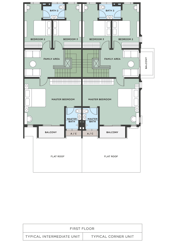 FLOOR PLAN TYPE A 1ST FLOOR